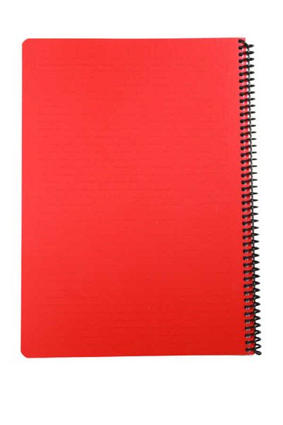 Mynote Flex A4 100 Sheets Lined Spiral Plastic Neon Cover Notebook