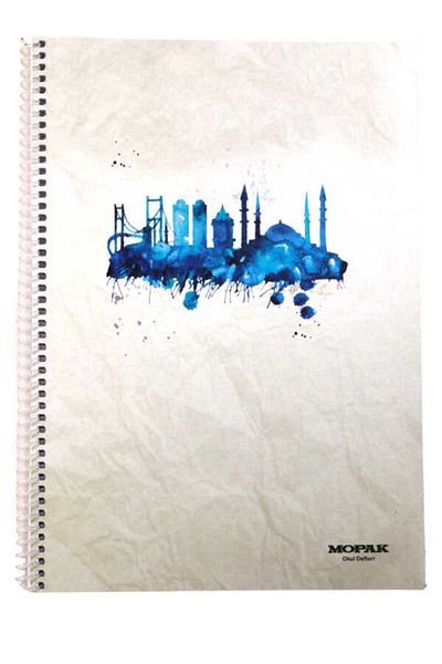 Mopak A4 96 Sheets Lined Spiral Map Method Notebook