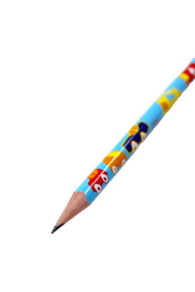 Adel Kids Patterned Hb Pencil with Eraser 10365