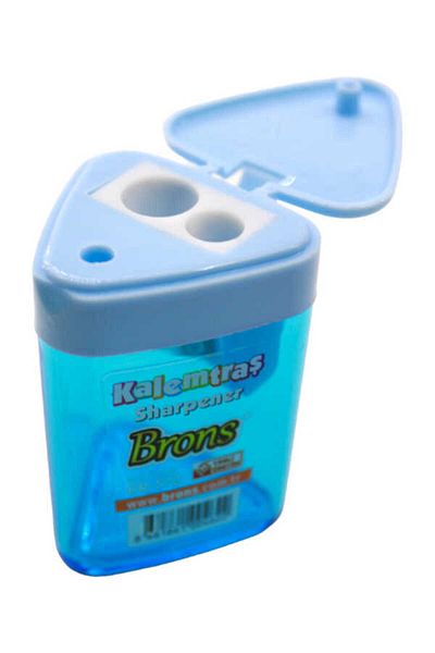 Brons Triangle Bowl Pencil Sharpener Br-572