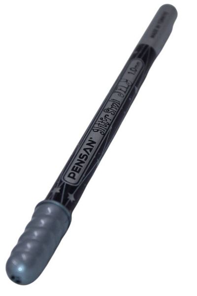 Pensan 1 Mm Silver Glitter Glitter Gel Pen - 2800 Model