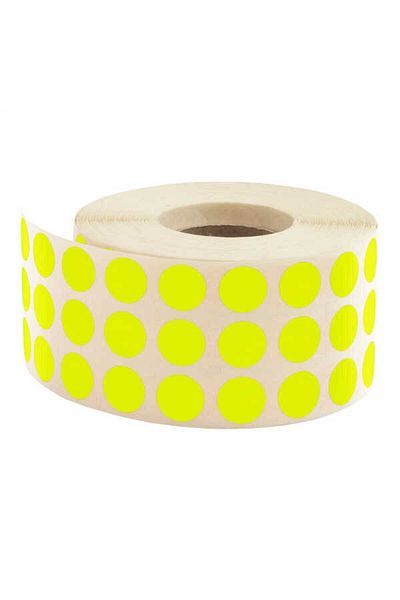 Tanex Yellow Dot Taneks Label - 10 Mm with 5000
