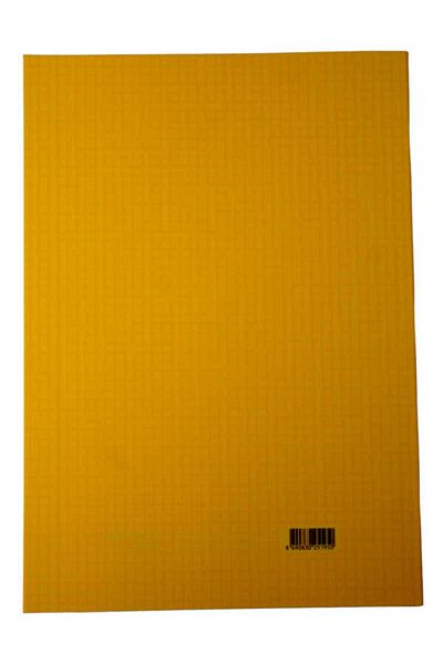Mopak A4 80 Sheets Checked Plastic Cover School Notebook