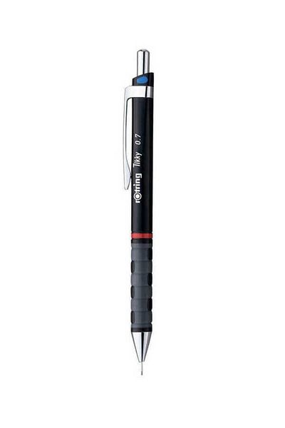 Rotring Tikky 0.7 Black - Versatil Mechanical Pen