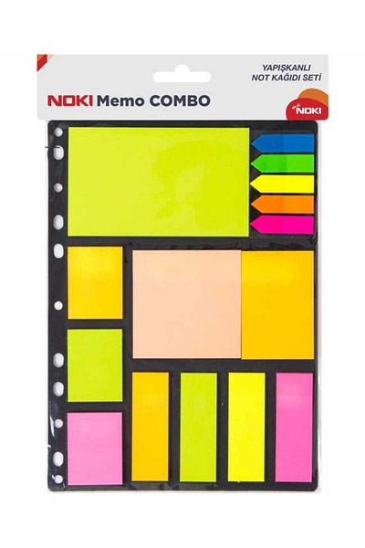 Noki مجموعة ورق ملاحظات لاصق Memo Combo 6 رقم 12706