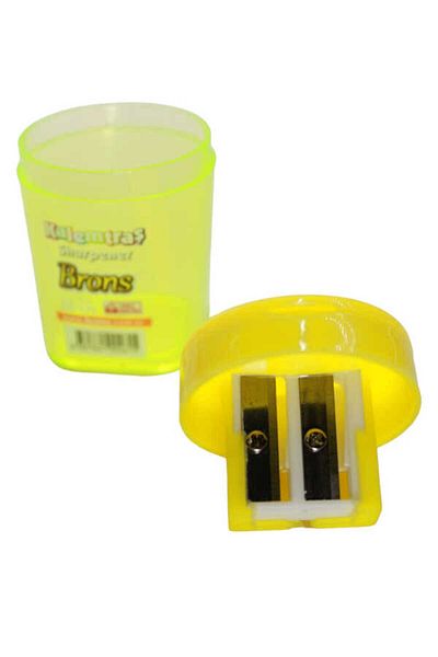 Brons Pencil Sharpener with Cylinder Chamber Br-571
