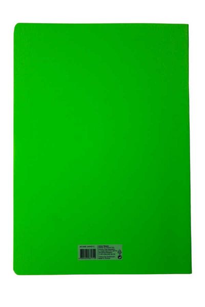 Mynote Text Neon A4 40 Sheets Striped Plastic Cover Notebook