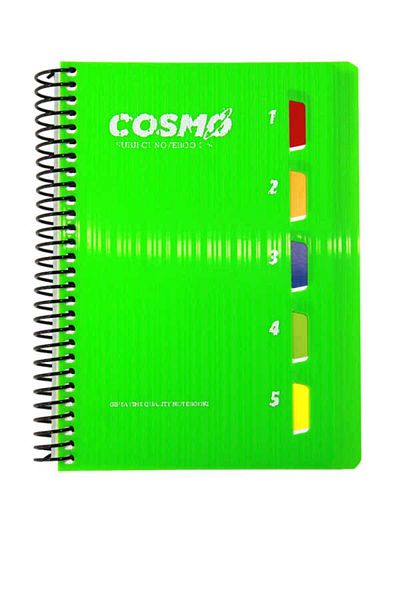 Gıpta Spiral Notebook with 5 Separators and Plastic Cover 150 Sheets Lined 17 X 24 Cm