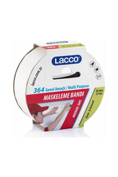 Lacco Crepe Masking Tape 36 Mm X 25 M