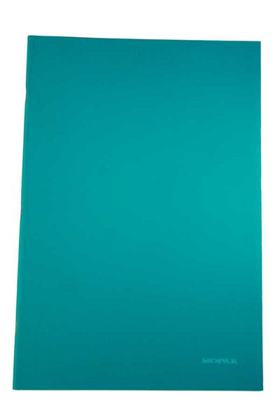 Mopak A4 60 Sheets Unlined Plastic Cover School Notebook