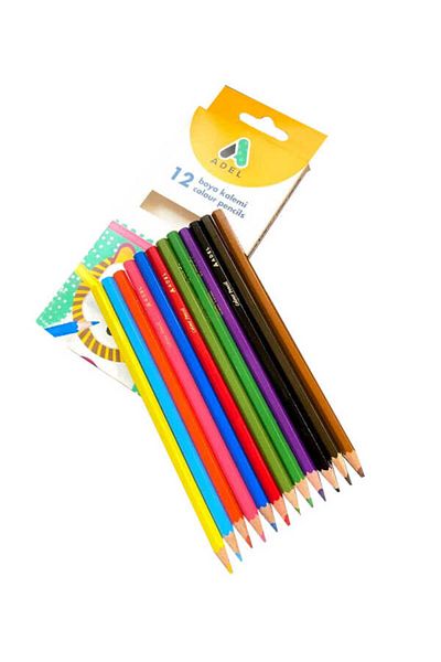 Adel 12 Colors Full Size Dry Paint Pen 2315