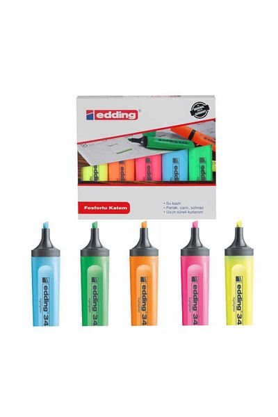 Edding 5-Piece Highlighter E-344
