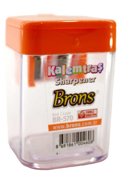 Brons Square Bowl Pencil Sharpener Br-570