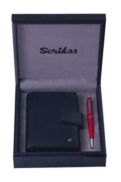 Scrikss Sdr306 Cep Ajanda Siyah 62 Kırmızı Set Sdr306 Cep Ajanda Siyah 62