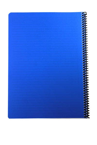 Mynote Flex A4 60 Sheets Lined Spiral Plastic Neon Cover Notebook