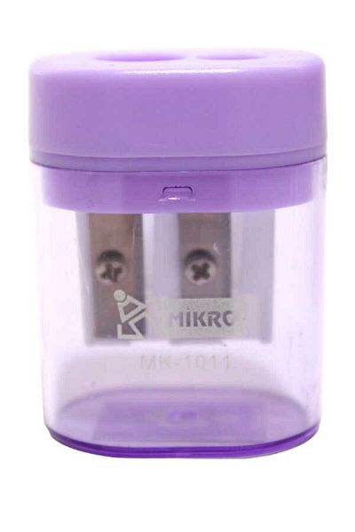 Mikro مبراة أقلام رصاص مزدوجة Mk 1011
