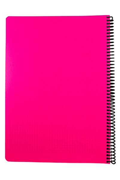 Mynote فليكس A4 140 ورقة غطاء بلاستيكي حلزوني مربعات