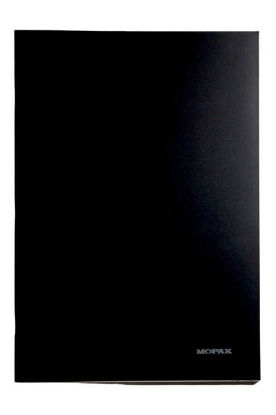 Mopak A4 60 Sheets Unlined Plastic Cover School Notebook