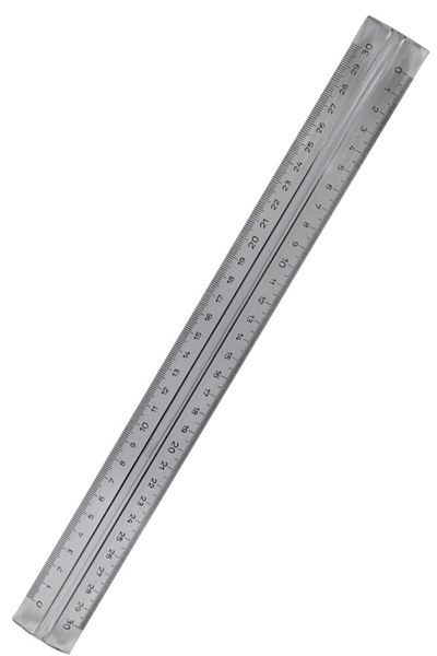 HATAS 0250 30 Cm Transparent Student Tribldesimeter