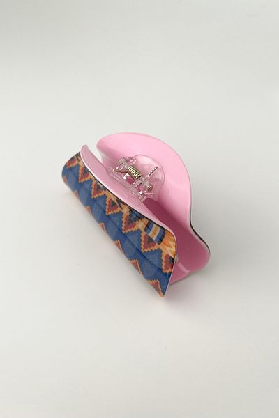 Modex 8cm Ethnic Patterned Oval Latch Buckle