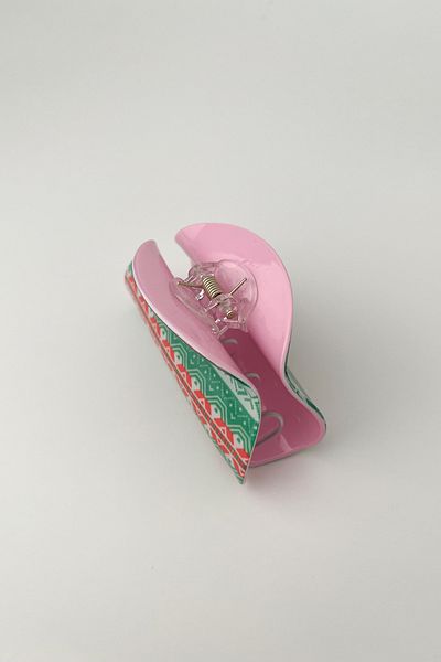 Modex 8cm Ethnic Patterned Oval Latch Buckle