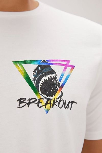 Bad Bear Men's T-shirt Bite 24.01.07.020 - Off-white