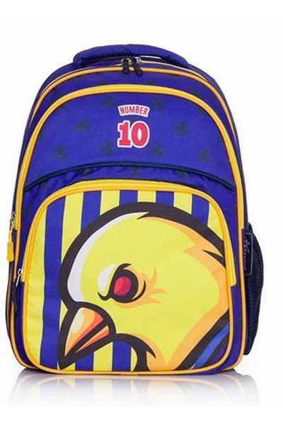Sentor Canary Yellow Navy Blue School Bag - Sntilk22-01e