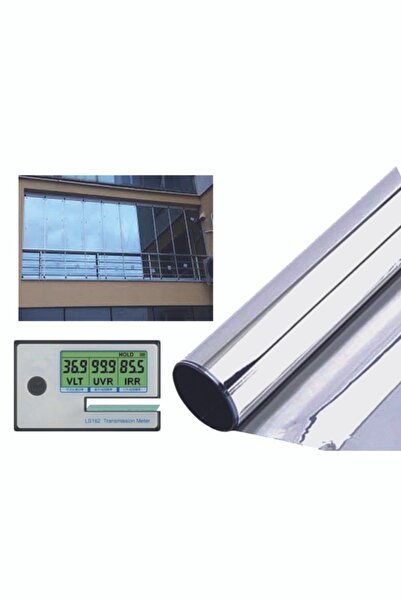 Genel Markalar Dark Black En Koyu Aynalı Ton Cam Filmi 50 Cm X 200 Cm Ultra Koyu