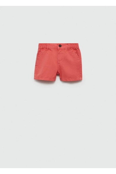 MANGO Baby Slim Fit Chino Cotton Bermuda Shorts
