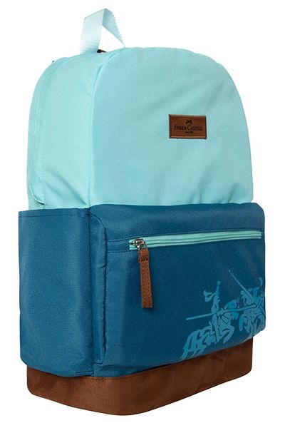 Faber Castell Faber-Castell Urban Turquoise Blue Backpack - 17218