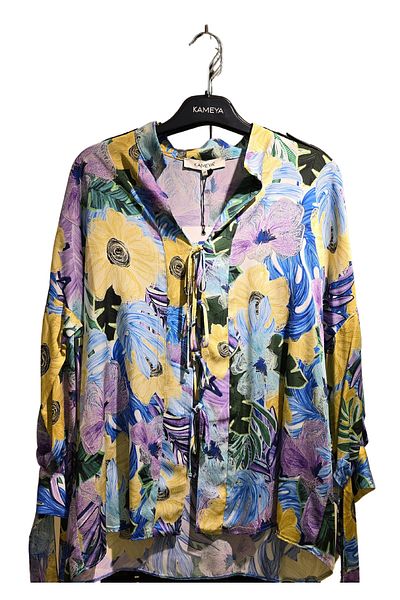 KAMEYA 23S10247 Model Bluză cu imprimeu floral