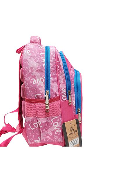 Sentor Unicorn Patterned Pink Primary School Bag - Sn-2086