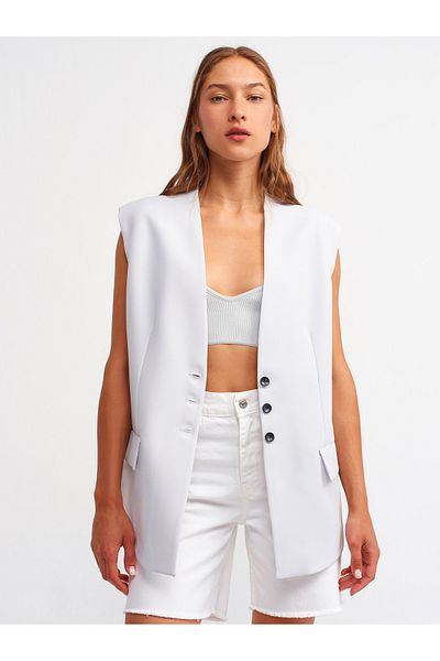 Dilvin 6909 Model Gray Yakasz Vest