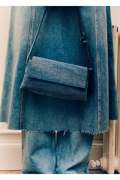 MANGO Woman Denim-Umhängetasche
