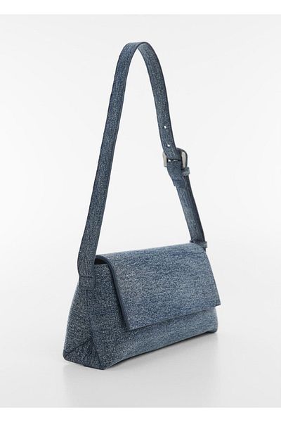 MANGO Woman Denim-Umhängetasche