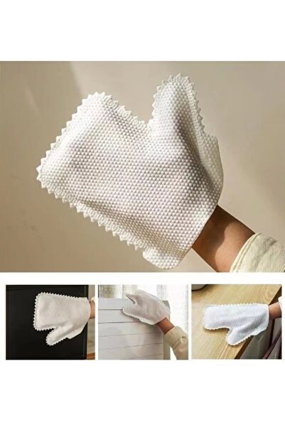 alisverisdevi Multi-Purpose Cleaning Gloves Dusting Cloth 10 Pieces