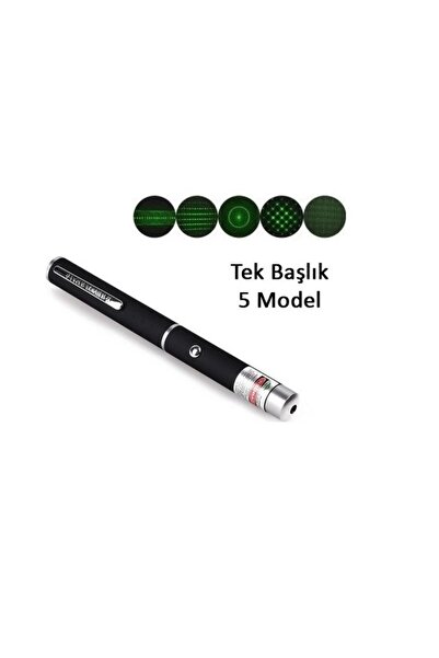 rennway Yeşil Lazer Pointer 5000 Mw 15 Km Etkili (tek Başlık 5 Model)