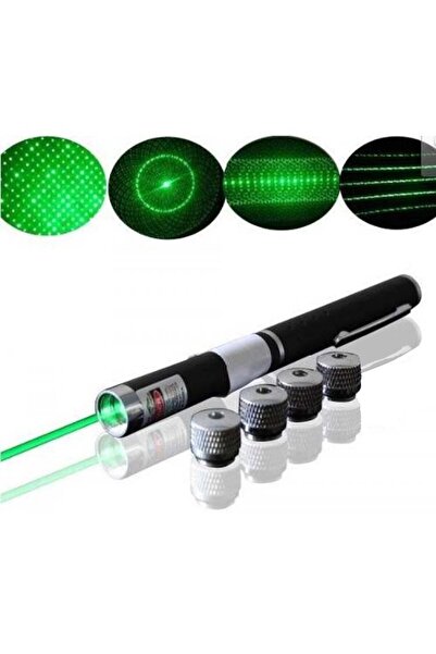 rennway Yeşil Lazer Pointer 5000 Mw 15 Km Etkili (tek Başlık 5 Model)