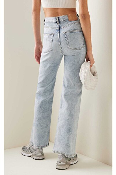 Geppetto Penolope Santa Mavi Висока талія, вільний крій, палаццо-крій, Jean - Сніговимивання, Power Likra, 2024