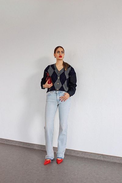 Geppetto Blugi drepte pentru femei Ice Blue Penolope