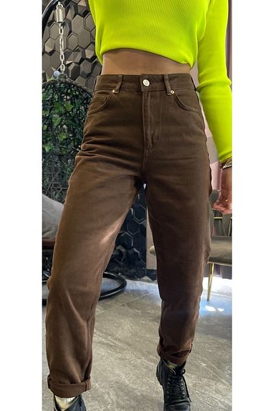 Geppetto Penolope Women - Ψηλόμεσο Bitter Brown Mom Jean 2024