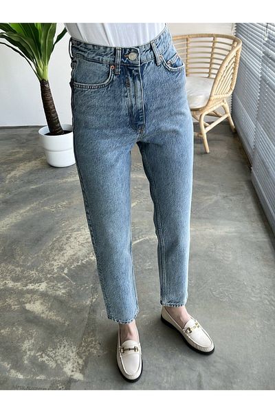 Geppetto Alessia Mom Jean Blue - Penolope Women
