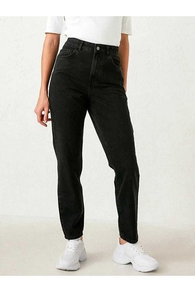 Geppetto Penolope Women - Blugi Super High Waist Comfort Lycra Tref Mom Jean