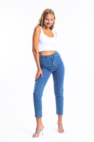 Geppetto Blugi Mom Lycra cu talie înaltă - Penolope Women