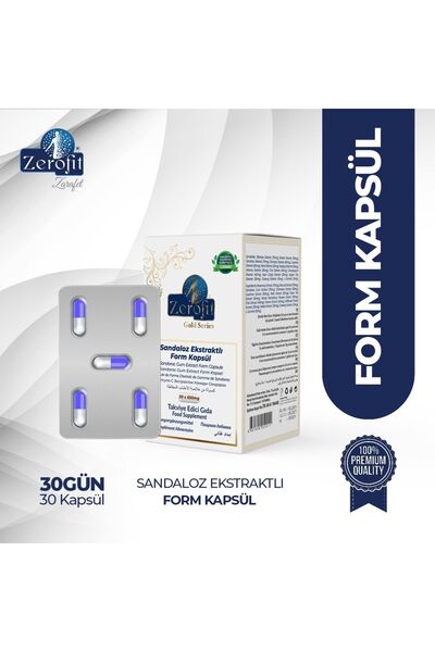 Zerofit Sandaloz Ekstraktlı Form Kapsül 30 Adet