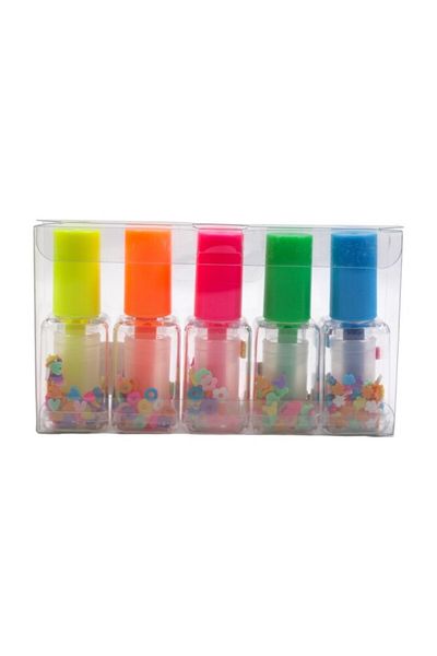 Kırtasiye Ofisi Nail Polish Neon 5-Piece Highlighter Set - Cnr-094