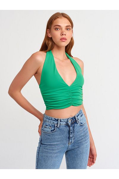 Dilvin Γυναικείο κορδόνι με λεπτομέρεια Crop Top 20154