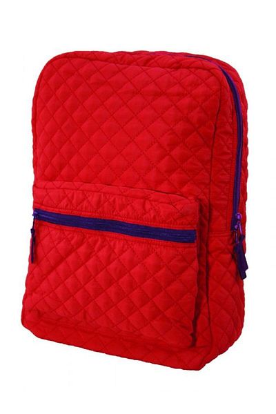 Trendix Quilted Backpack Red - Purple U1622-Kı-Mo