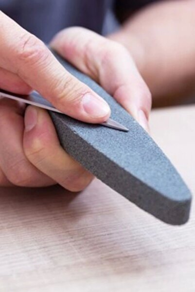 CMC Tools Cmc Tırpan Bıçak Balta Bileme Taşı Oval 230x35x13 Mm