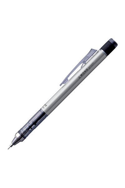 Genel Markalar Mono Graph 0.7mm Versatil Kalem + Uç + Silgi Set - Gümüş